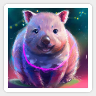 Cute Wombat Drawing Sticker